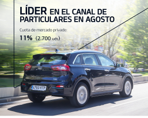 Infografía Kia lider privado en agosto